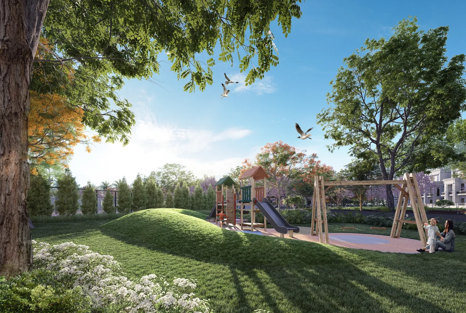 The children's play area at ACE Acreville