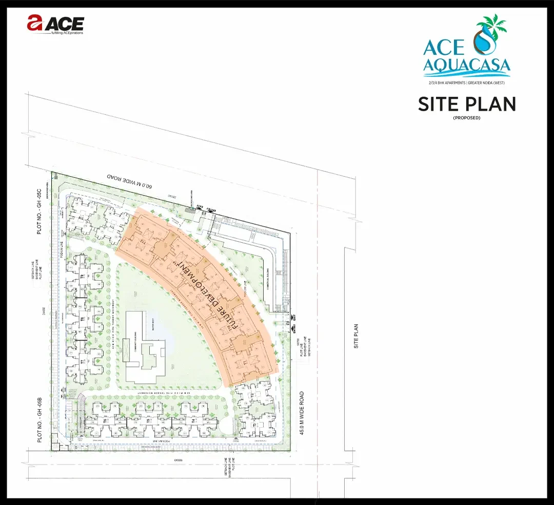 ACE Aquacasa site plan, ACE branded