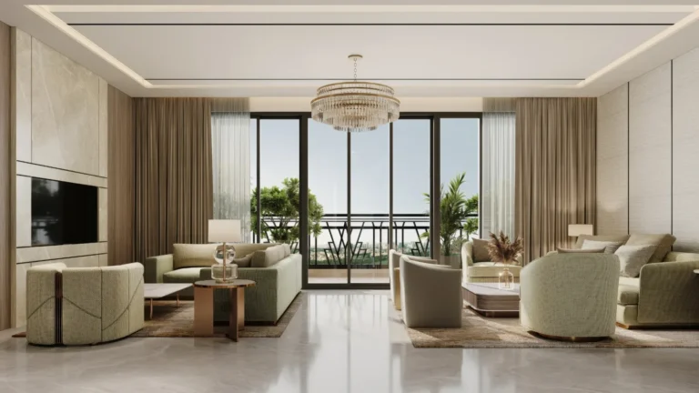 Living room of an ACE Arte apartment