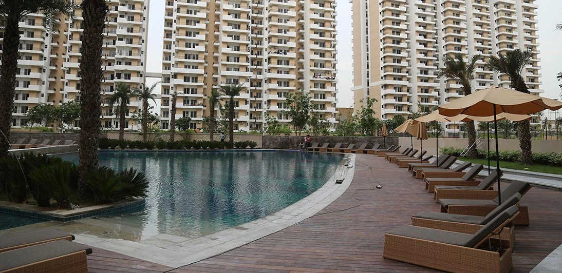 Poolside loungers at ACE City