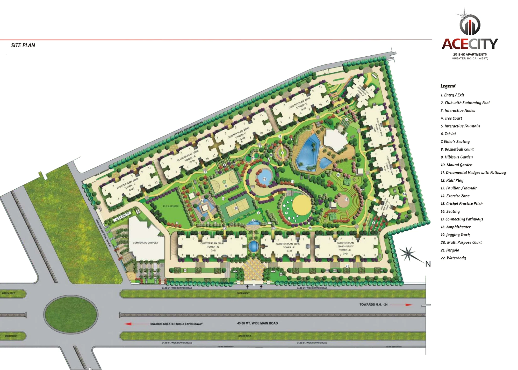 ACE City site plan