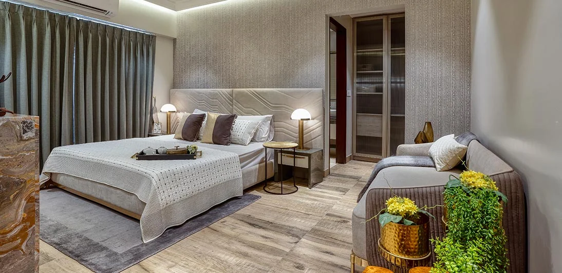 A bedroom interior at ACE Divino