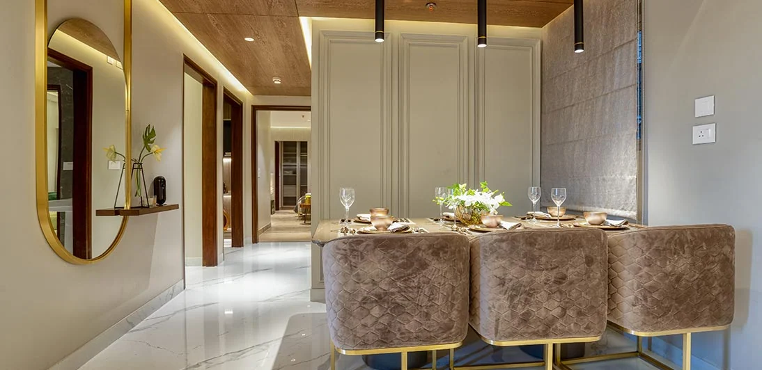 A dining room interior at ACE Divino
