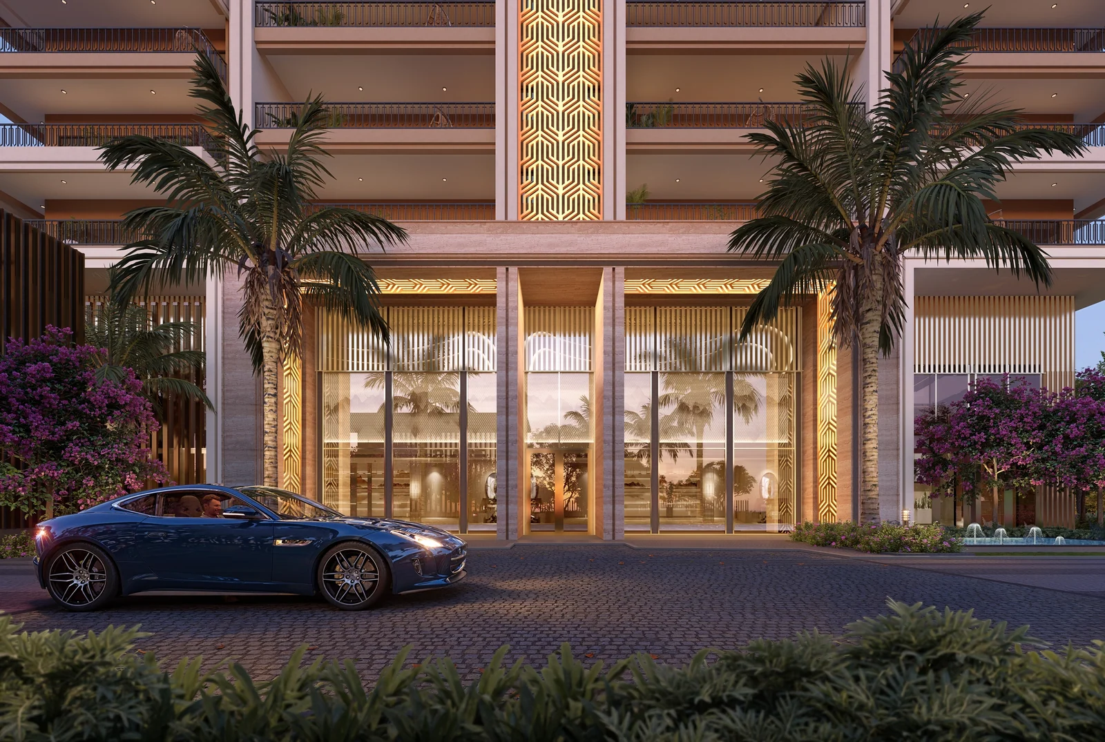 The arrival lobby at ACE Han'ei