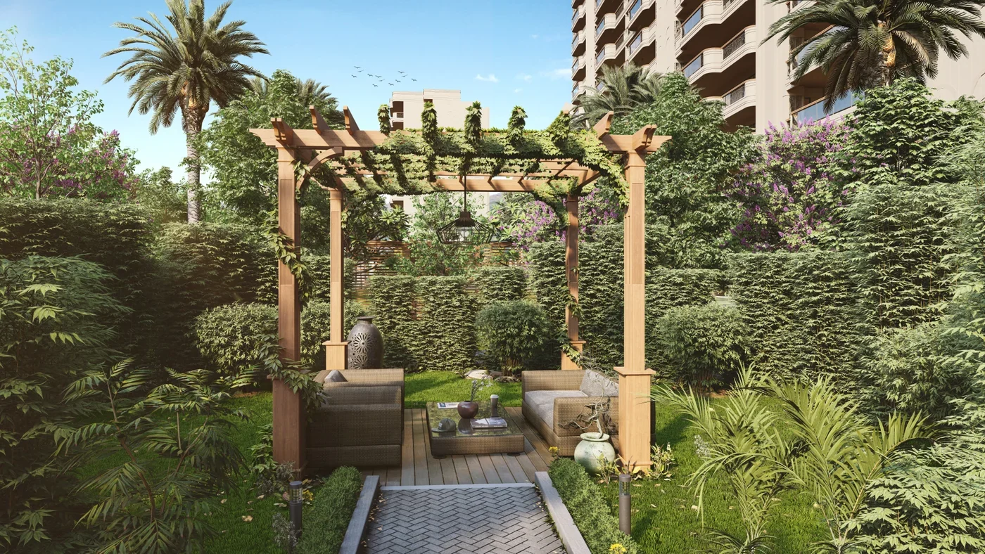Pergola walk at ACE Mahagun Medalleo