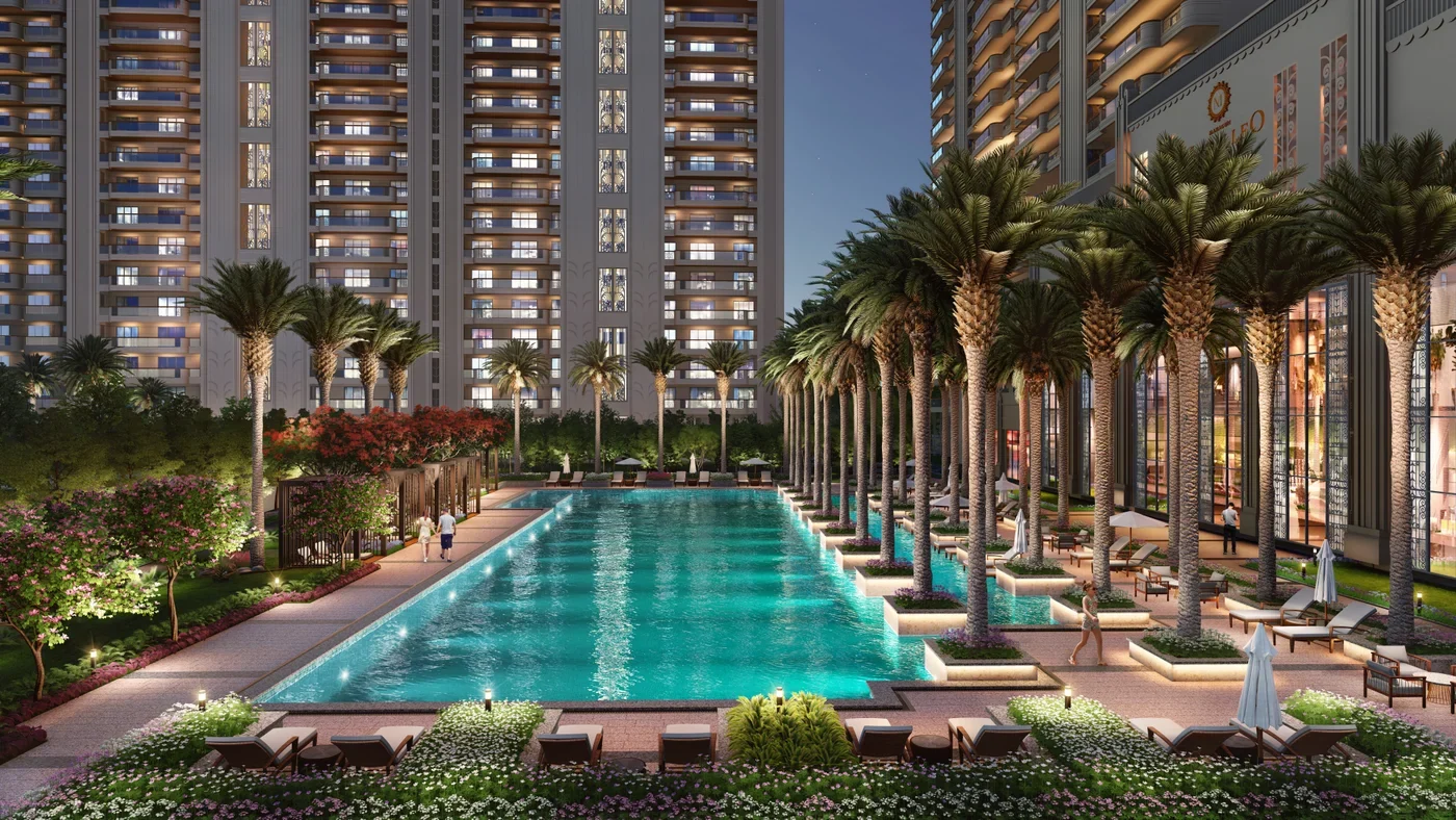 Swimming pool at ACE Mahagun Medalleo