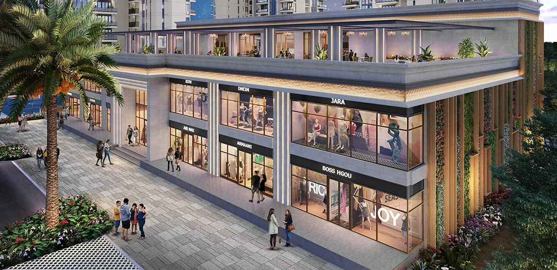 Retail street at ACE Starlit