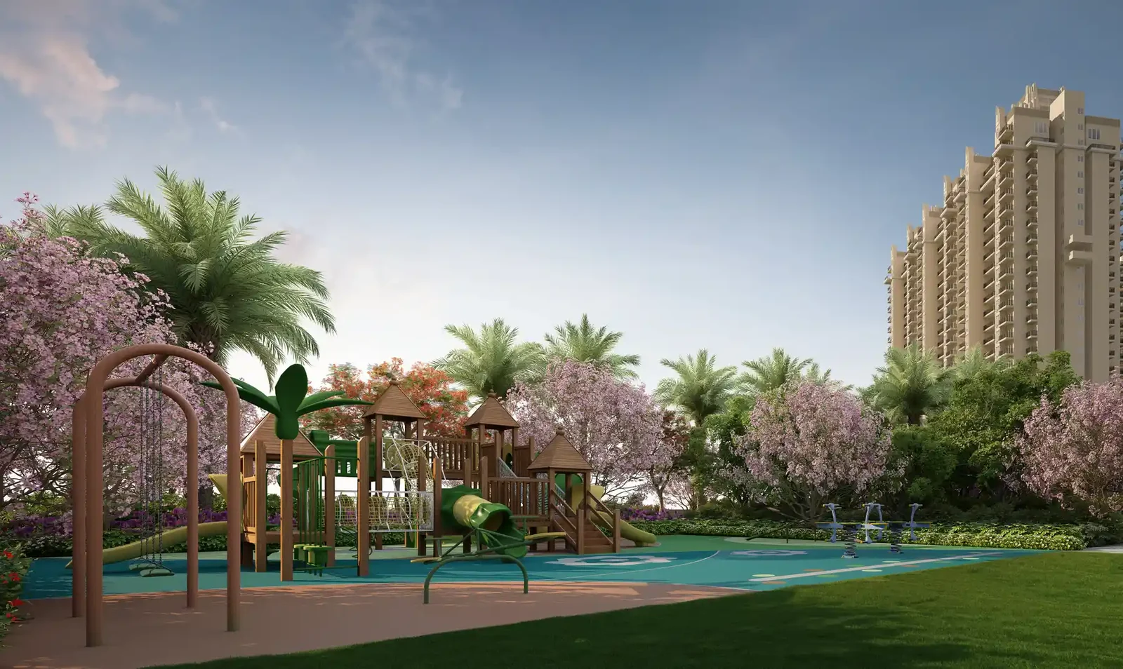 The children's play area at ACE Terra