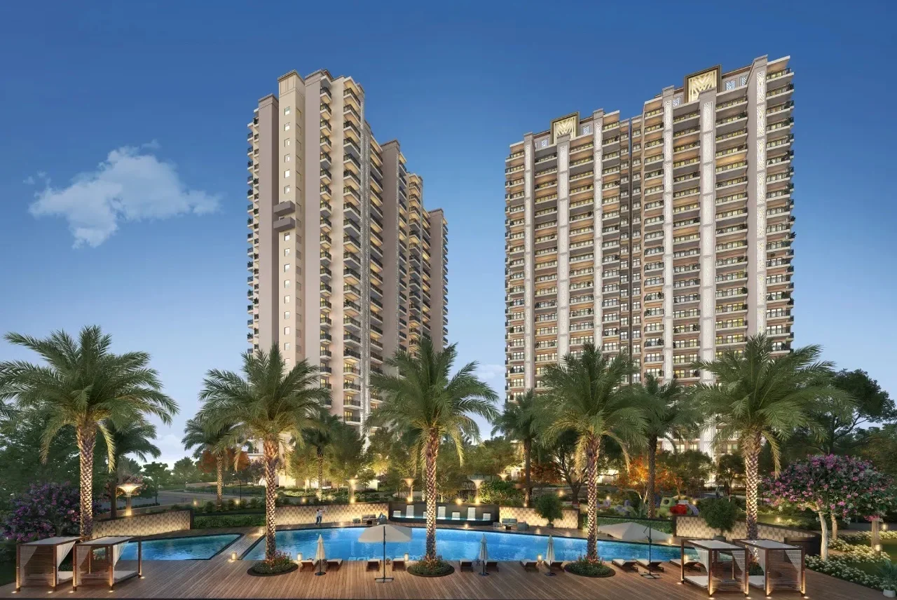 The pool deck and towers at ACE Verde