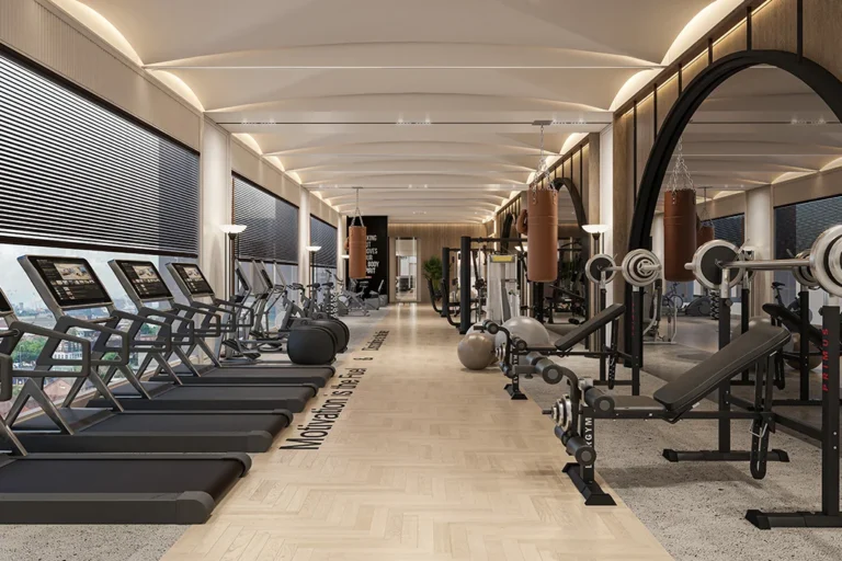 Gym at the CRC Joyous clubhouse
