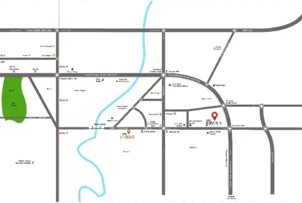 CRC Joyous location map, Techzone 4