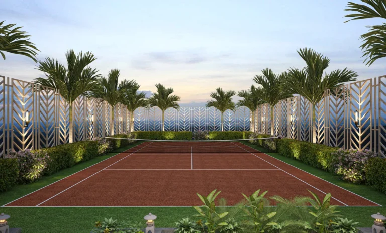 Sports court with a skyline view at CRC Joyous