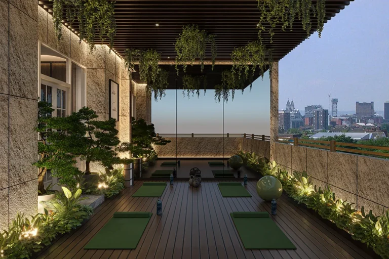 Yoga terrace at CRC Joyous