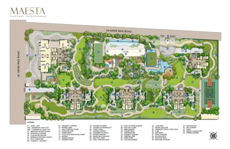 CRC Maesta ground floor master plan