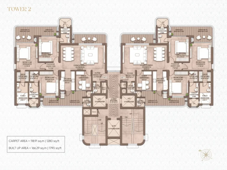 CRC Maesta Tower 2 floor plan