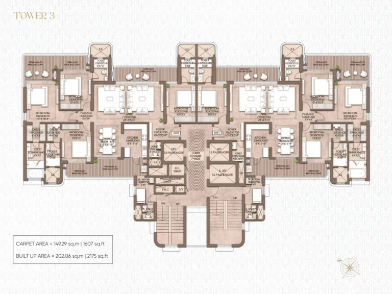 CRC Maesta Tower 3 floor plan