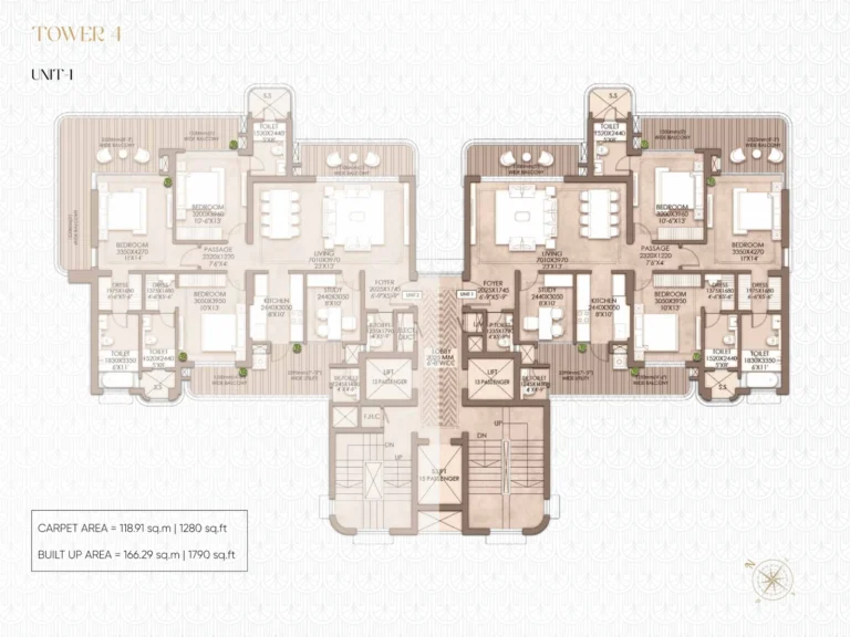 CRC Maesta Tower 4 floor plan