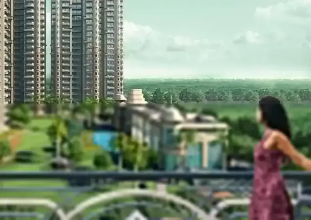 Landscaped walkway and water feature between the CRC Sublimis towers