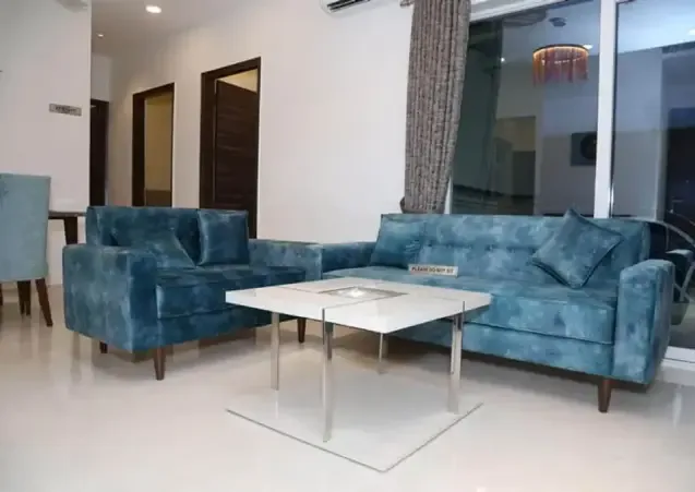 Living room in the CRC Sublimis sample flat