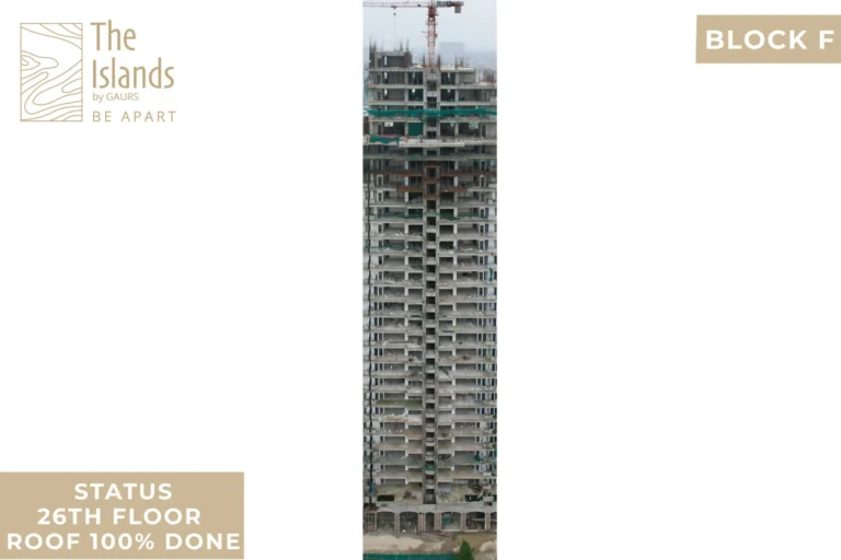 Block F of The Islands by Gaurs at the 26th floor, September 2026