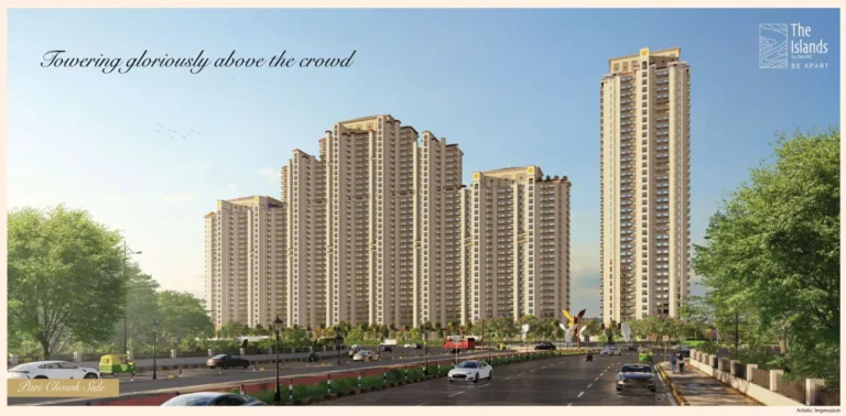 The nine towers of The Islands by Gaurs by day