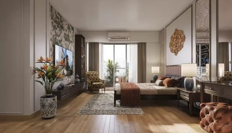 Bedroom at Godrej Majesty