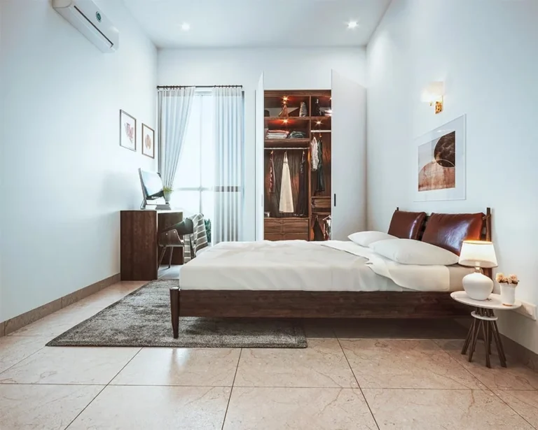 Bedroom at Godrej Woods