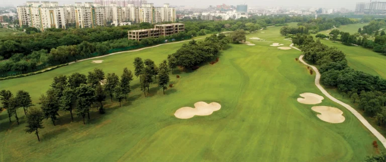 Jaypee Greens golf course next to The Islands by Gaurs