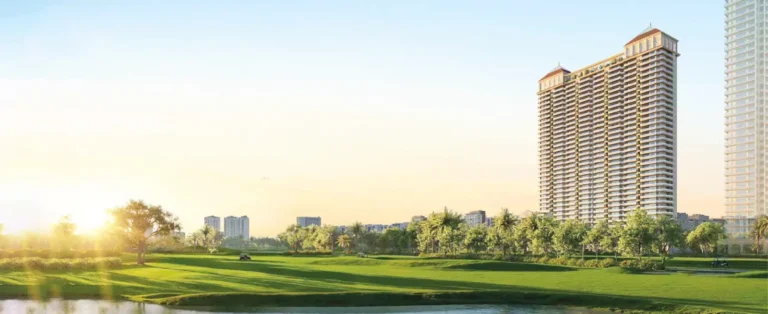 Legacy by Gaurs towers seen across the fairway