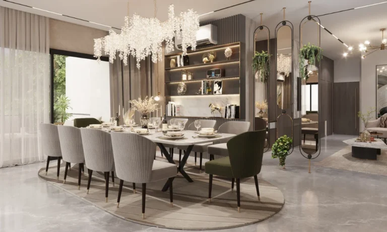 Dining room at L&T Green Reserve