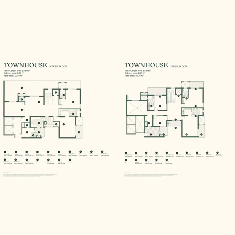 Estate 105 Townhouse floor plan
