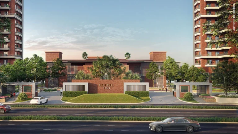 Main entrance of Estate 128, Sector 128 Noida