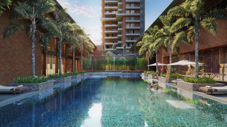 Swimming pool at Estate 128 by Max Estates