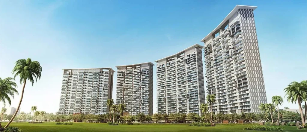 Prateek Canary towers with landscaped greens, Sector 150 Noida