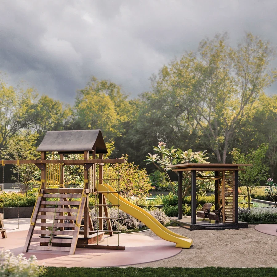 The children's play area at SOBHA Aurum