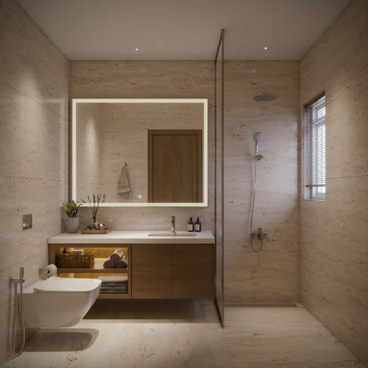 Bathroom at SOBHA Rivana