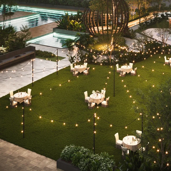 Festive lawn at SOBHA Rivana
