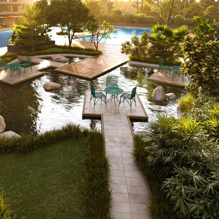 Floating Lanai at SOBHA Rivana